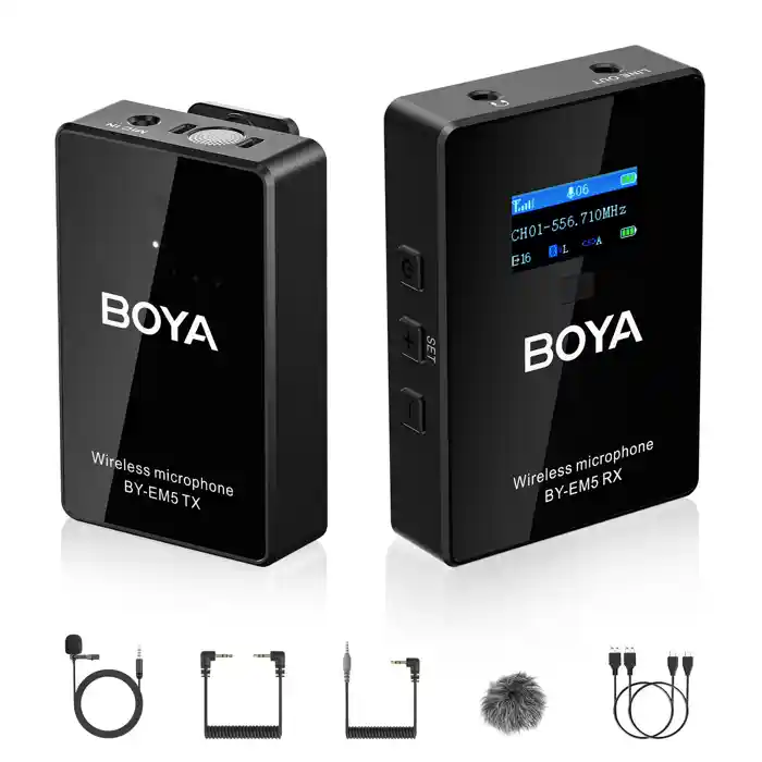 Boya BY-EM5-K1 UHF Wireless Microphone